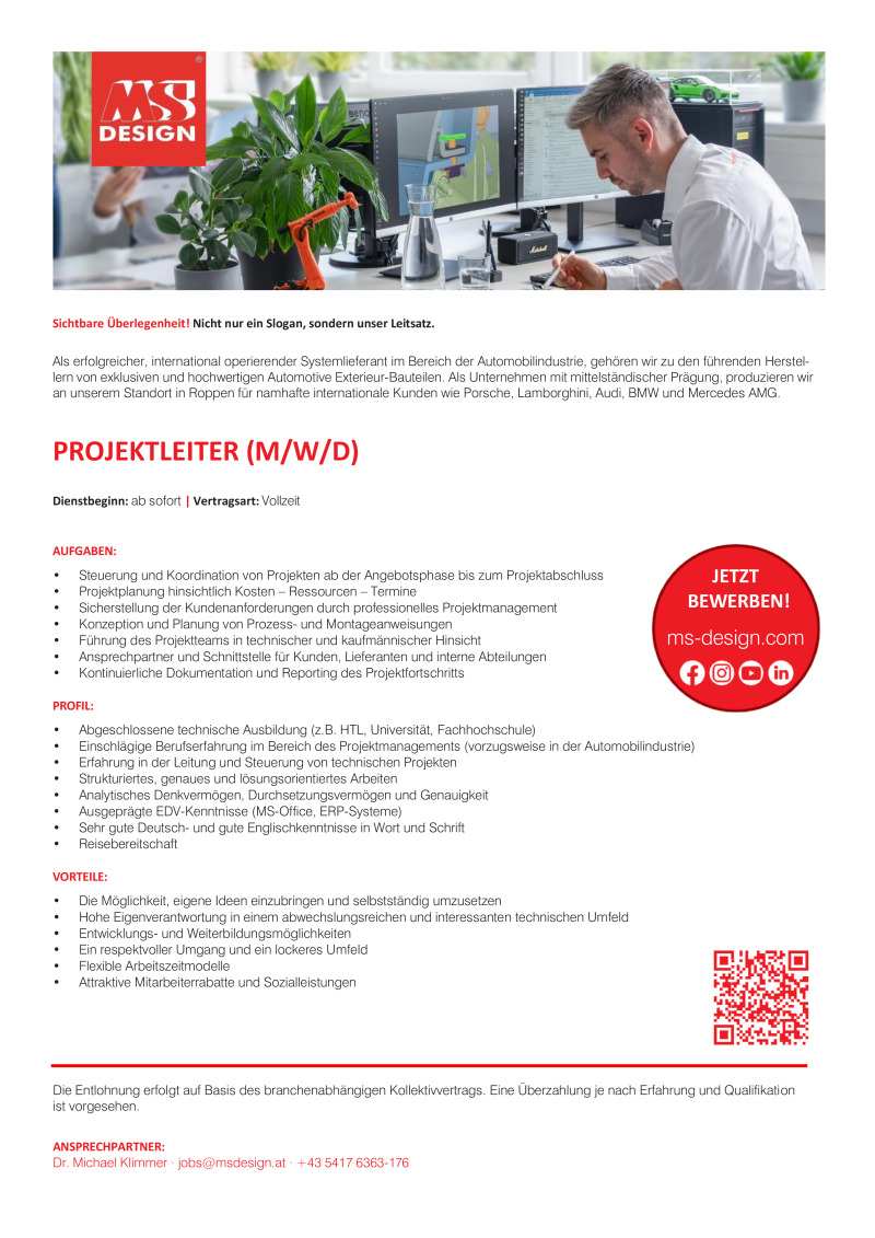 Projektleiter (m/w/d)