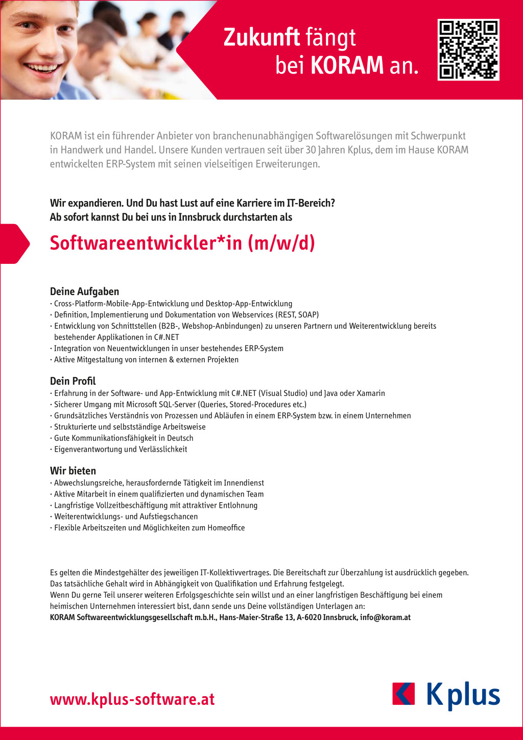 Softwareentwickler*in (m/w/d)