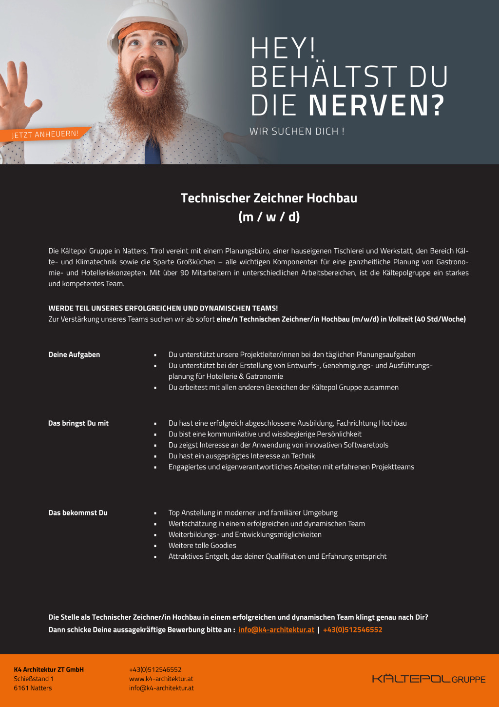 Technischer Zeichner Hochbau (m/w/d)