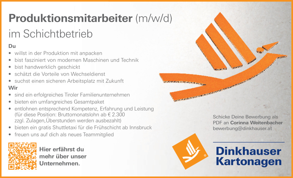 Produktionsmitarbeiter im Schichtbetrieb (m/w/d)