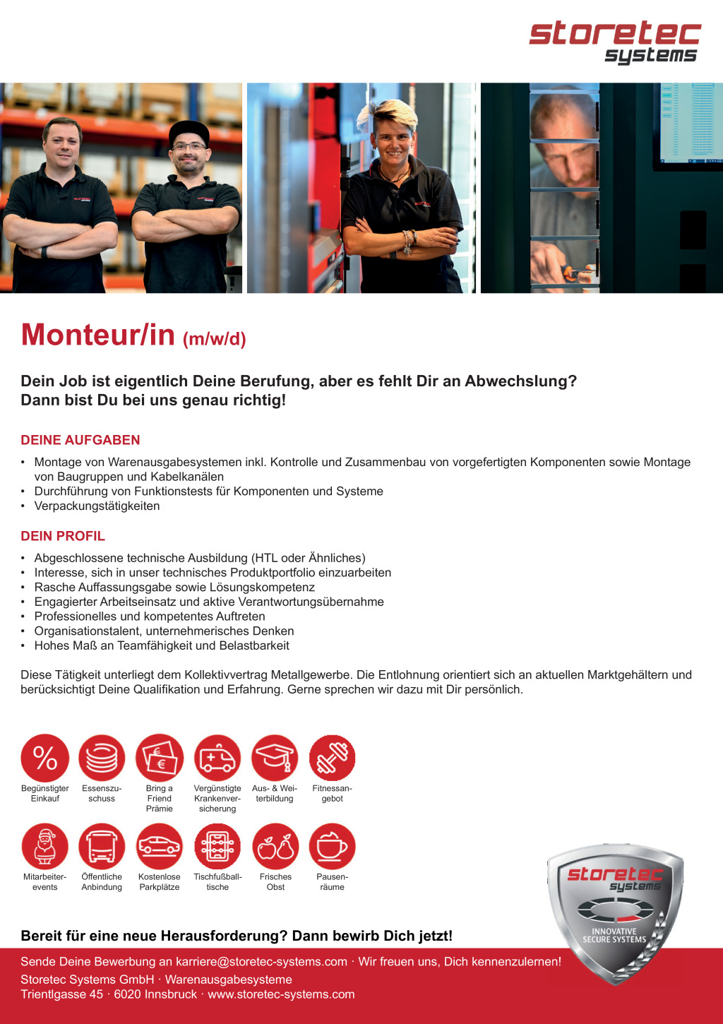 Monteur (m/w/d)