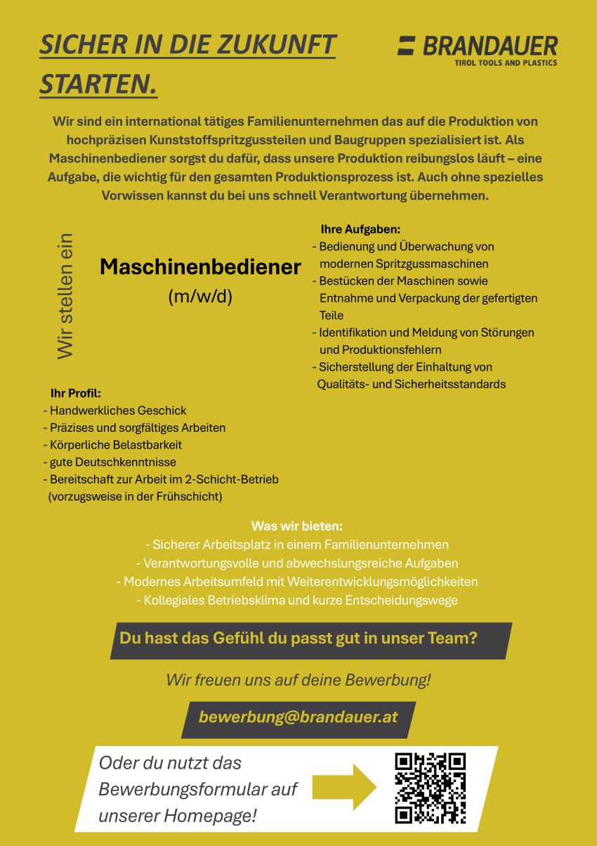 Maschinenbediener (m/w/d)