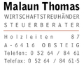 Steuerberater Malaun Thomas