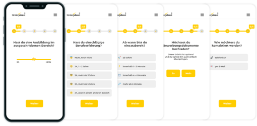 Wir sind die erste regionale Jobbörse mit integriertem Bewerbungsfunnel